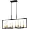 Quoizel Telfair 8-Light Matte Black Island Light QLC5631MBK - alternate 3